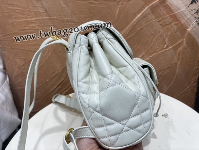 Dior专柜2025早春新款迪奥高仿原单小号Caro双肩背包女士后背包 djfk1820
